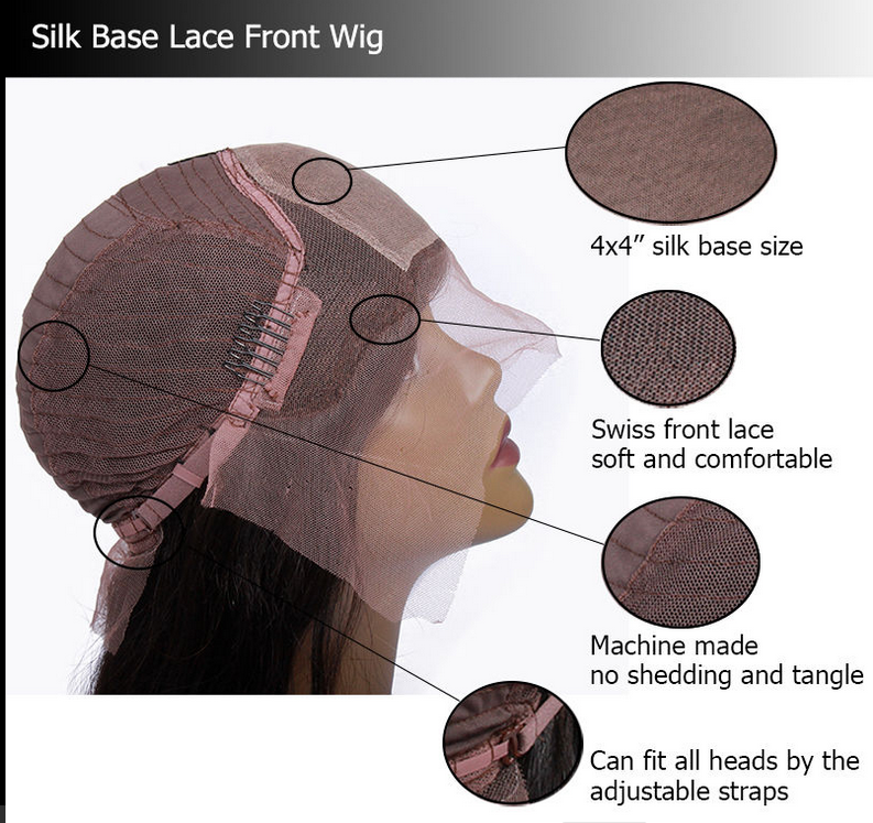 Silk Top Lace Front Wigs
