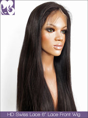Clearance LACE FRONT WIG: Silky Straight  Natural Color 14