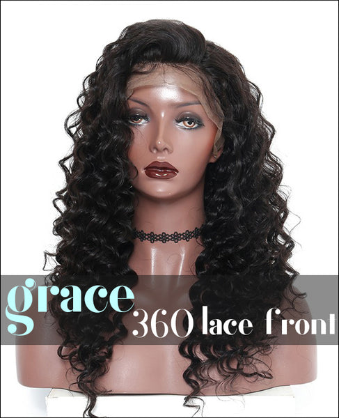 360 Lace Wig：Deep Curl