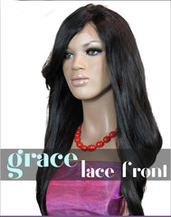 LACE FRONT WIG: Anne Professionally Cut Indian Virgin Remy