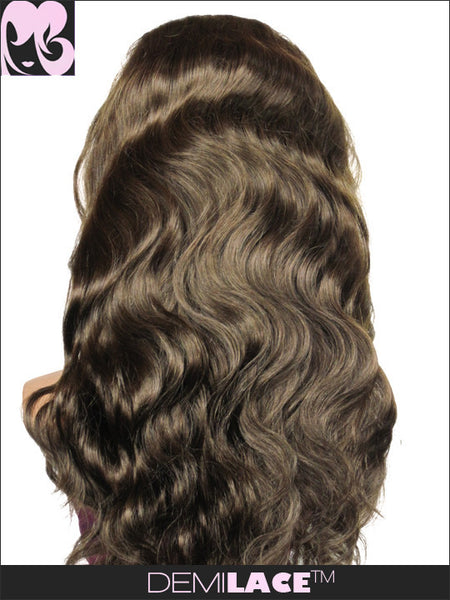 LACE FRONT WIG: Caramel Waves Indian Remy
