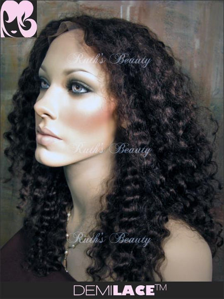 Clearance LACE FRONT WIG: Alana Spanish Wave Indian Remy 14