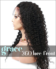 360 Lace Wig：Deep Wave
