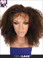 LACE FRONT WIG: Josephine Afro Kinky Curly Indian Remy