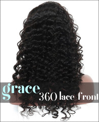 360 Lace Wig：Deep Curl