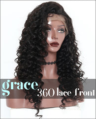 360 Lace Wig：Deep Curl