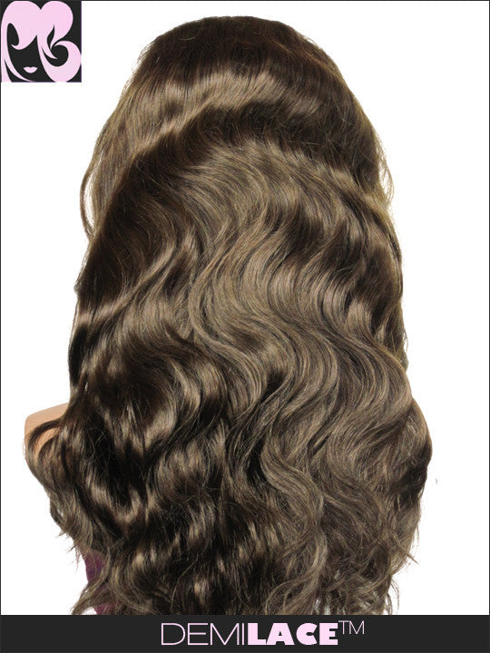 LACE FRONT WIG: Caramel Waves Indian Remy