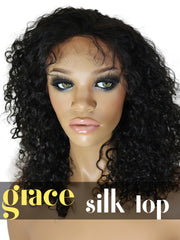 SILK TOP LACE WIG: Deep Curly