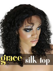 SILK TOP LACE WIG: Deep Curly