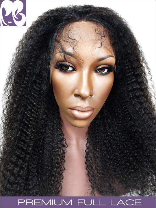 FULL LACE WIG: Kyra Indian Remy Afro Kinky Curly