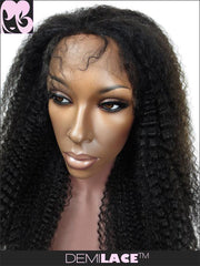 LACE FRONT WIG: Kyra Afro Kinky Curly Indian Remy