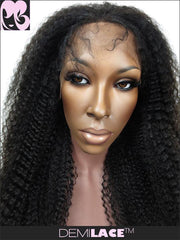 LACE FRONT WIG: Kyra Afro Kinky Curly Indian Remy