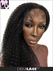 LACE FRONT WIG: Kyra Afro Kinky Curly Indian Remy