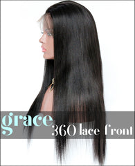 360 Lace Wig：Yaki Straight