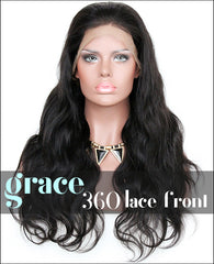 360 Lace Wig：Body Wave