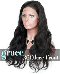 360 Lace Wig：Body Wave