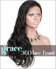 360 Lace Wig：Body Wave