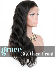 360 Lace Wig：Body Wave