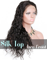 Glueless Silk Top Lace Front Wig: Loose Curl
