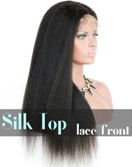 Glueless Silk Top Lace Front Wig: Ruths Yaki