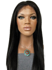LACE FRONT WIG: Violette Light Yaki Indian Remy