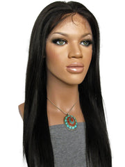 LACE FRONT WIG: Violette Light Yaki Indian Remy