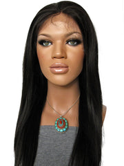 LACE FRONT WIG: Violette Light Yaki Indian Remy