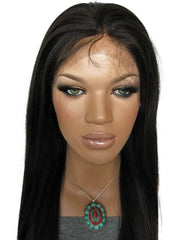 LACE FRONT WIG: Violette Light Yaki Indian Remy
