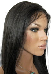 LACE FRONT WIG: Violette Light Yaki Indian Remy