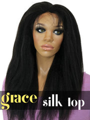 SILK TOP LACE WIG: Italian yaki