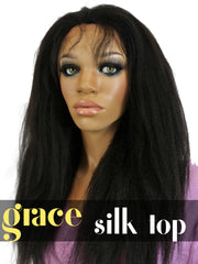 SILK TOP LACE WIG: Italian yaki