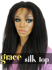 SILK TOP LACE WIG: Italian yaki