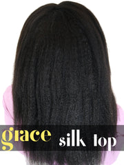 SILK TOP LACE WIG: Italian yaki