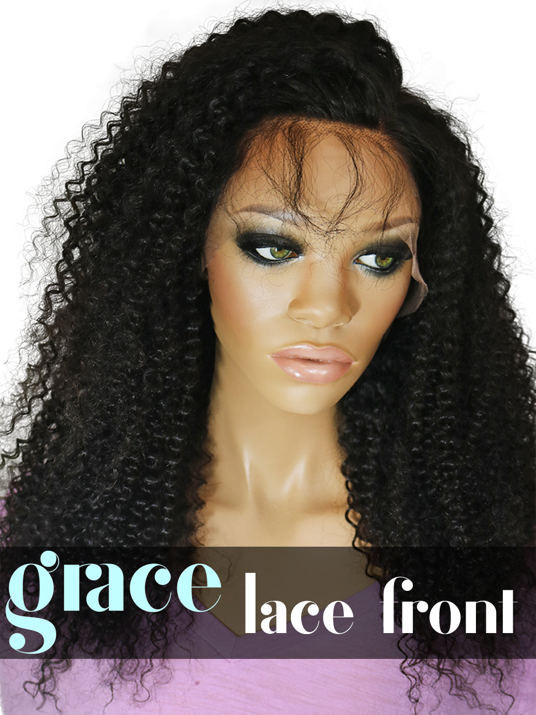 LACE FRONT WIG: Kinky Curl