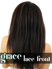 LACE FRONT WIG: Kinky Straight