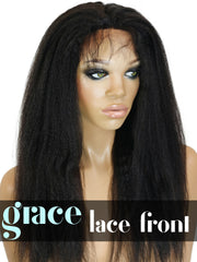 LACE FRONT WIG: Kinky Straight