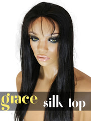 SILK TOP LACE WIG: Yaki Straight