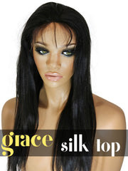 SILK TOP LACE WIG: Yaki Straight