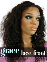 LACE FRONT WIG: Brazilian Curl