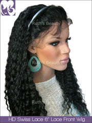 HD SWISS LACE 13x6inches Lace Front Wig Eva Spanish Wave Virgin Hair 150%