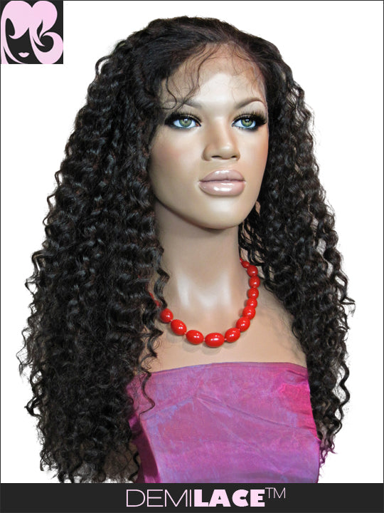 LACE FRONT WIG: Jill Deep Wave Indian Remy