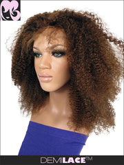 LACE FRONT WIG: Josephine Afro Kinky Curly Indian Remy
