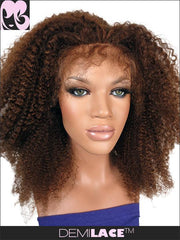 LACE FRONT WIG: Josephine Afro Kinky Curly Indian Remy