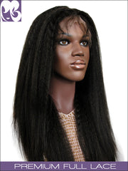FULL LACE WIG: Pearl- Indian Remy Kinky Straight