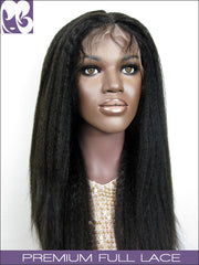 FULL LACE WIG: Pearl- Indian Remy Kinky Straight