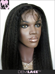 LACE FRONT WIG: Pearl Kinky Straight Indian Remy