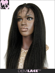 LACE FRONT WIG: Pearl Kinky Straight Indian Remy