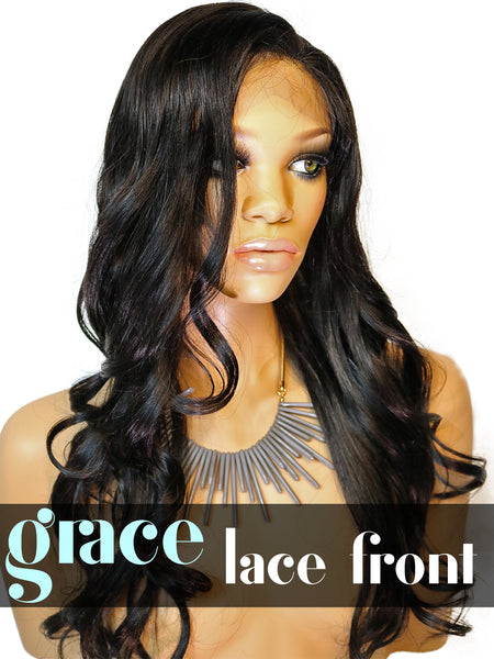 Silk Top  LACE FRONT WIG: Pretty Girl Yaki