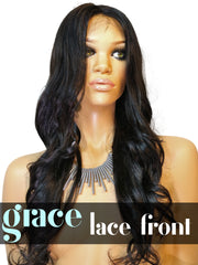 Silk Top  LACE FRONT WIG: Pretty Girl Yaki