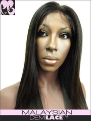LACE FRONT WIG: Rania Malaysian - Light Yaki